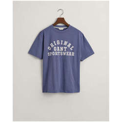 Textil Rapaz T-shirts e Pólos Gant Kids 905233-421-3-25 Azul