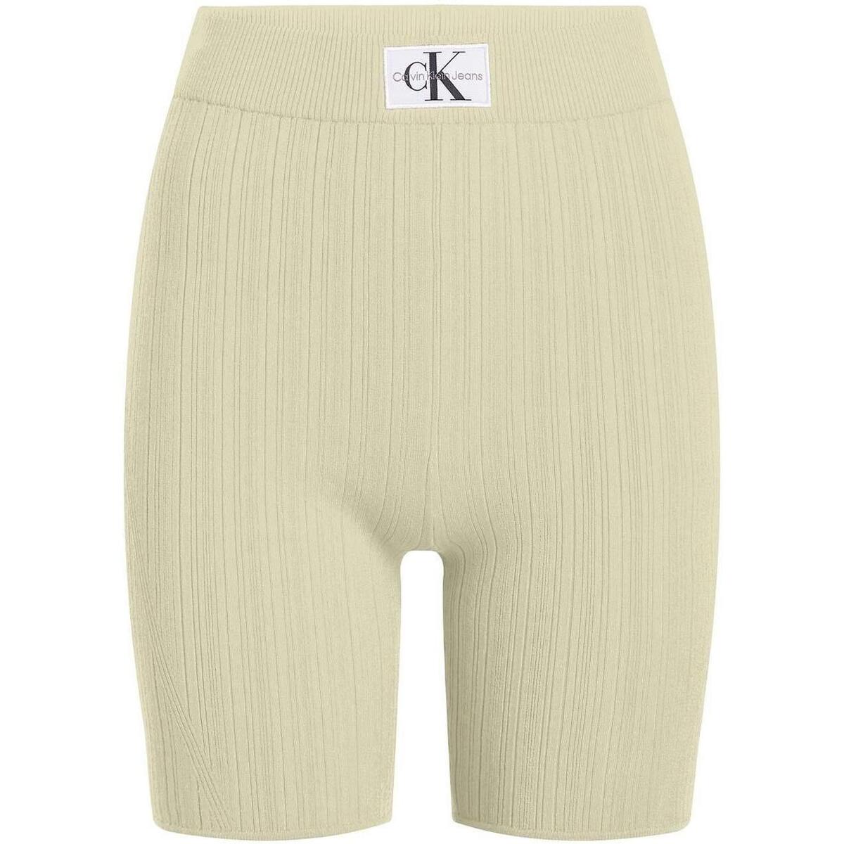Textil Mulher Shorts / Bermudas Calvin Klein Jeans  Verde