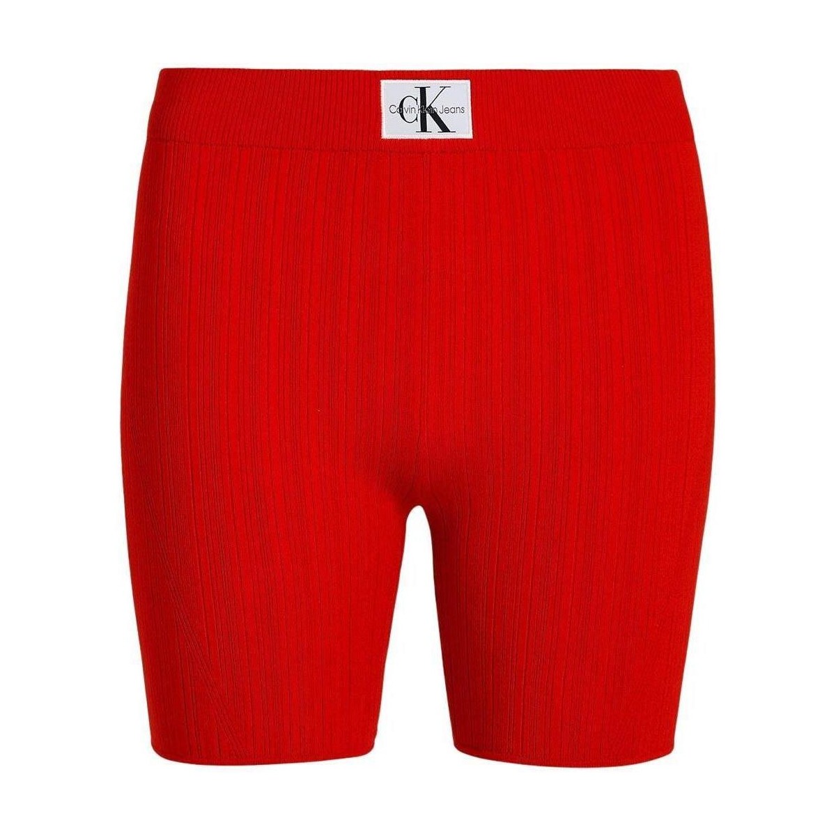 Textil Mulher Shorts / Bermudas Calvin Klein Jeans  Vermelho