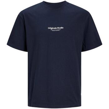 Textil Homem T-Shirt mangas curtas The home deco fa  Azul