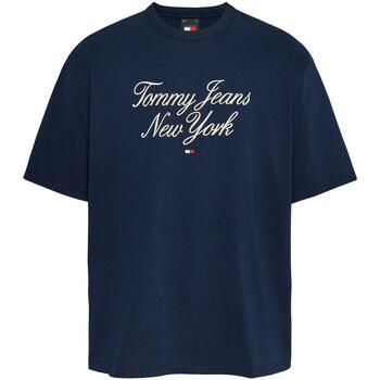 Textil Homem T-Shirt mangas curtas Tommy Jeans  Azul