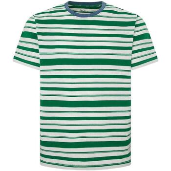Textil Homem T-Shirt mangas curtas Pepe navy  Verde