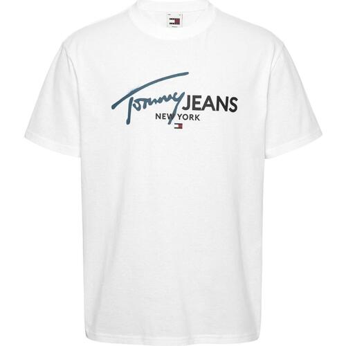 Textil Homem T-Shirt mangas curtas Tommy Hilfiger  Branco