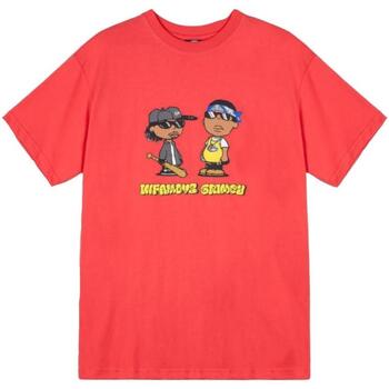 Textil Homem T-Shirt mangas curtas Grimey  Vermelho