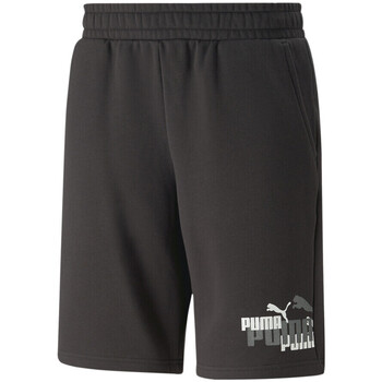 Textil Homem Shorts / Bermudas Puma  Preto