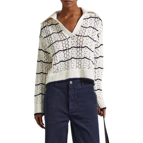 Textil Mulher camisolas Pepe JEANS Shadow  Branco