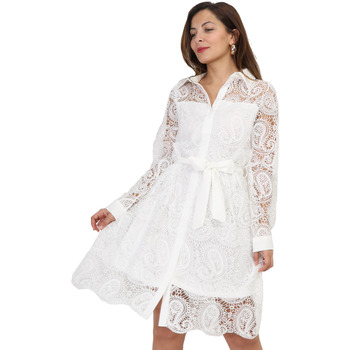 Textil Mulher Vestidos La Modeuse 69822_P162441 Branco