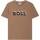 Textil Rapaz T-shirt mangas compridas BOSS J50723 Bege