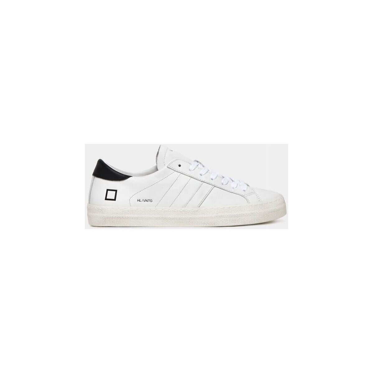 Sapatos Homem Sapatilhas Date M997-HL-VC-WB - HILL  VINTAGE-WHITE BLACK Branco