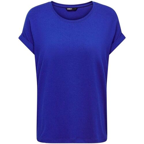 Textil Mulher T-shirts e Pólos Only 15106662 MONSTER-SURF THE WEB Azul