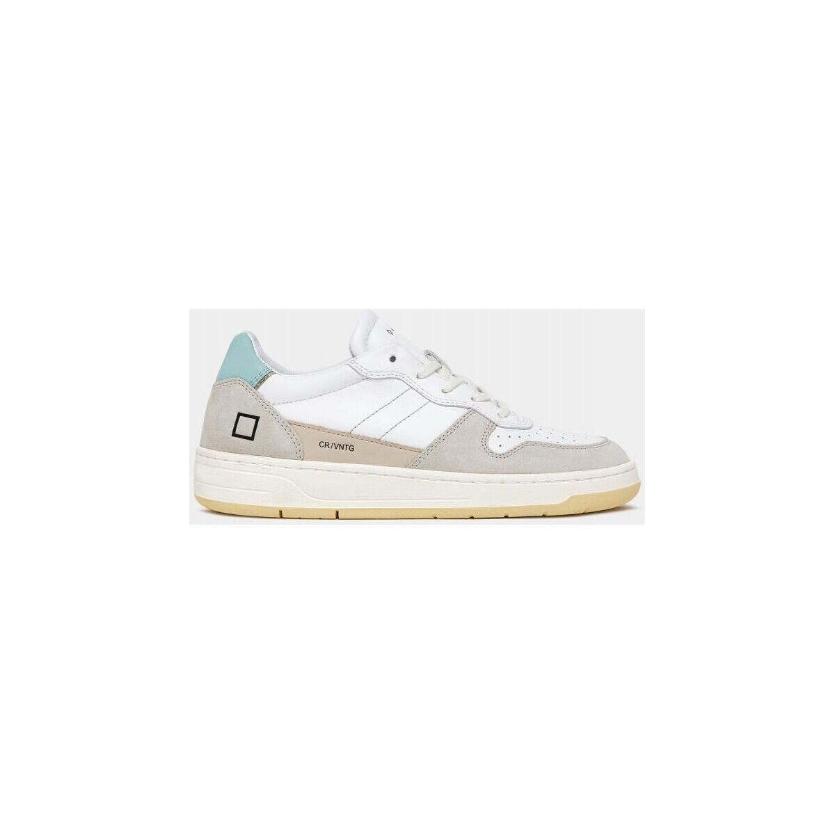 Sapatos Mulher Sapatilhas Date W401-C2-VC-WW - COURT 2.0-VINTAGE WHITE WATER Branco
