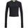 Textil Mulher T-shirts e Pólos Jjxx 12224416 VALENTINA-BLACK Preto