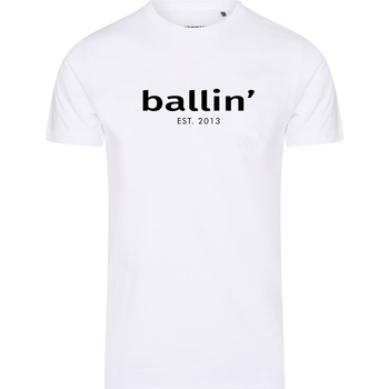 Textil Homem T-Shirt mangas curtas Ballin Est. 2013 Tapered Fit Shirt Branco