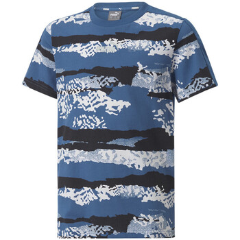 Textil Rapaz T-shirts e Pólos Puma  Azul