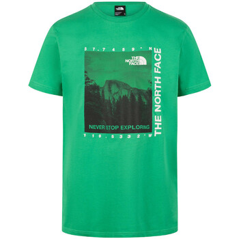Textil Homem T-Shirt mangas curtas The North Face NF0A87MM Verde