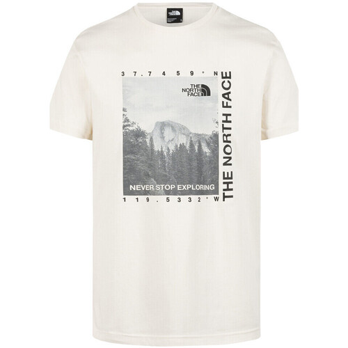 Textil Homem T-Shirt mangas curtas The North Face NF0A87MM Branco