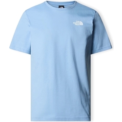 Textil Homem T-shirts e Pólos Boys Short Sleeve Fitted Shirt T-Shirt Redbox - Steel Blue Azul