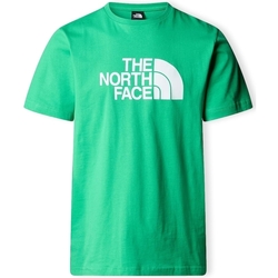 Textil Homem T-shirts e Pólos Boys Short Sleeve Fitted Shirt T-Shirt Easy - Optic Emerald Verde