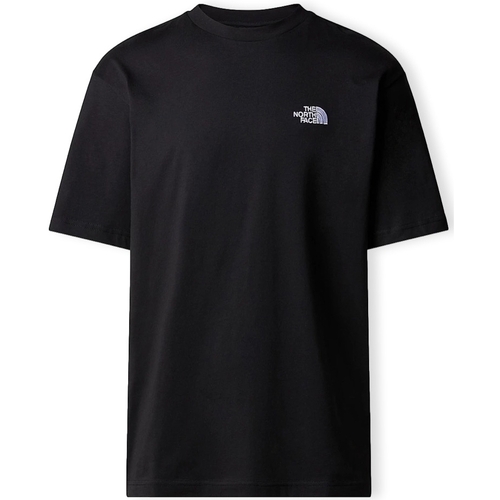 Textil Homem T-shirts e Pólos usb polo-shirts belts Suitcases women T-Shirt Essential Oversize - Black Preto