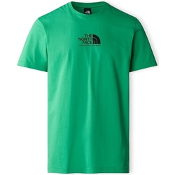 Textil Homem T-shirts e Pólos Boys Short Sleeve Fitted Shirt T-Shirt Fine Alpine Equipment - Optic Emerald Verde