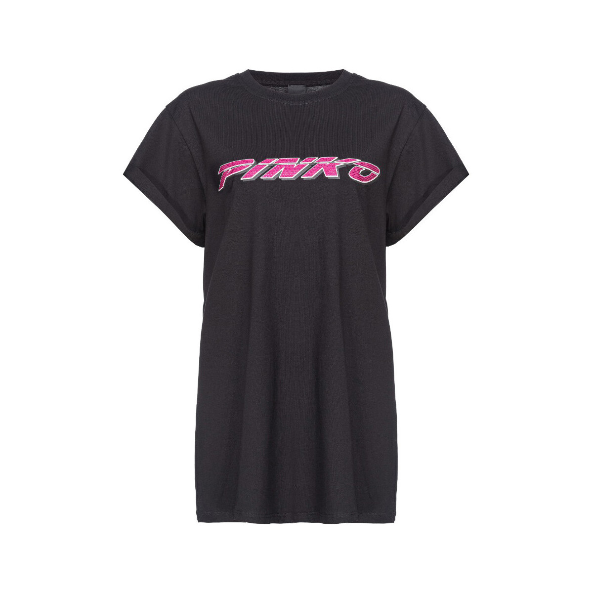 Textil Mulher T-shirts e Pólos Pinko 103138A1P7 Preto