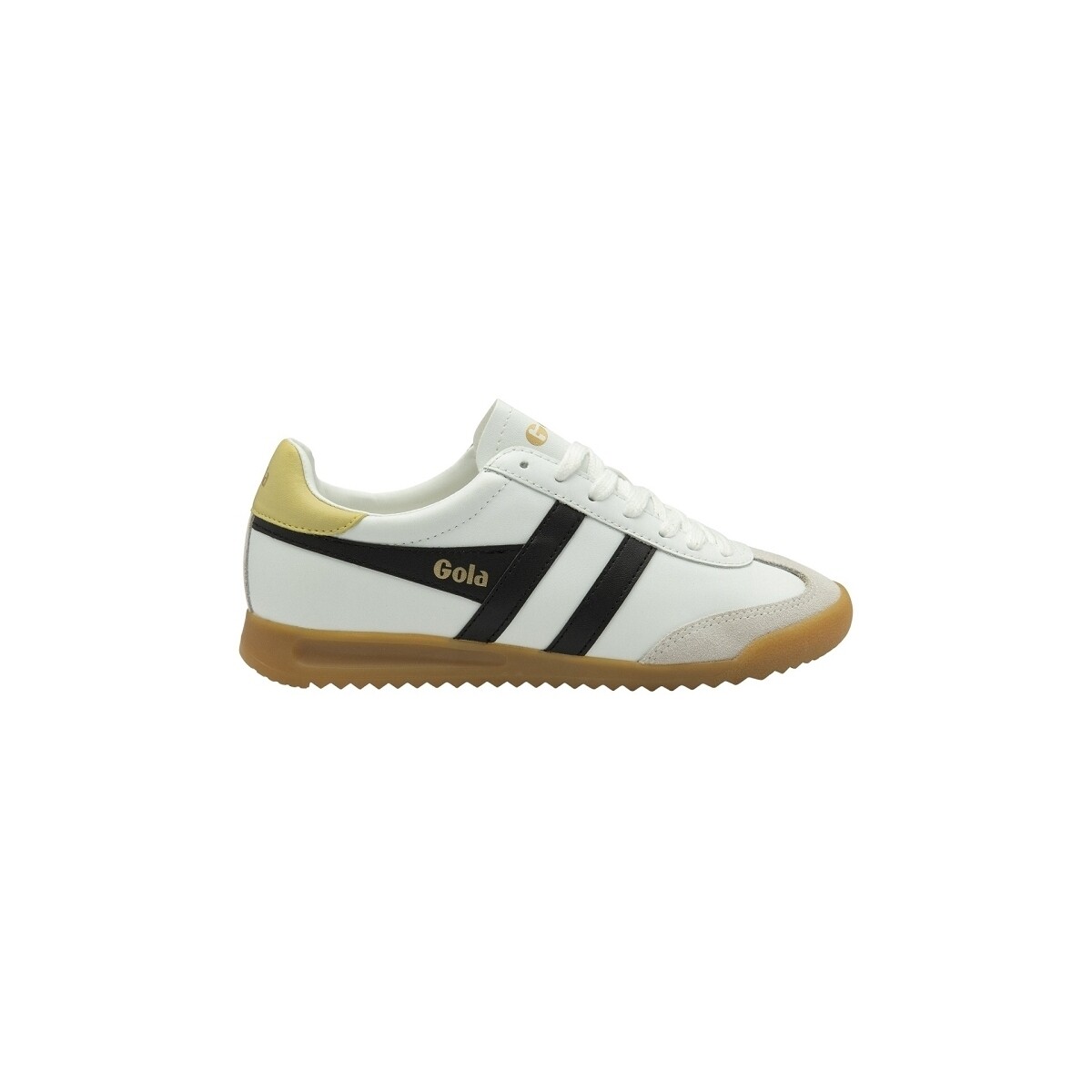 Sapatos Mulher Sapatos Gola TORPEDO  WB-LEATHER WHITE/BLACK/LE CLB622 Branco
