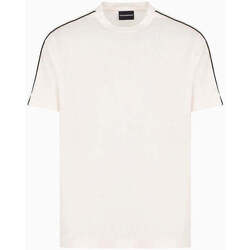 Textil Homem T-shirts e Pólos Emporio Armani 3D1TD31JUVZ0128-7-1 Bege