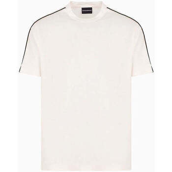 Textil Homem T-shirts e Pólos Emporio Armani 3D1TD31JUVZ0128-7-1 Bege