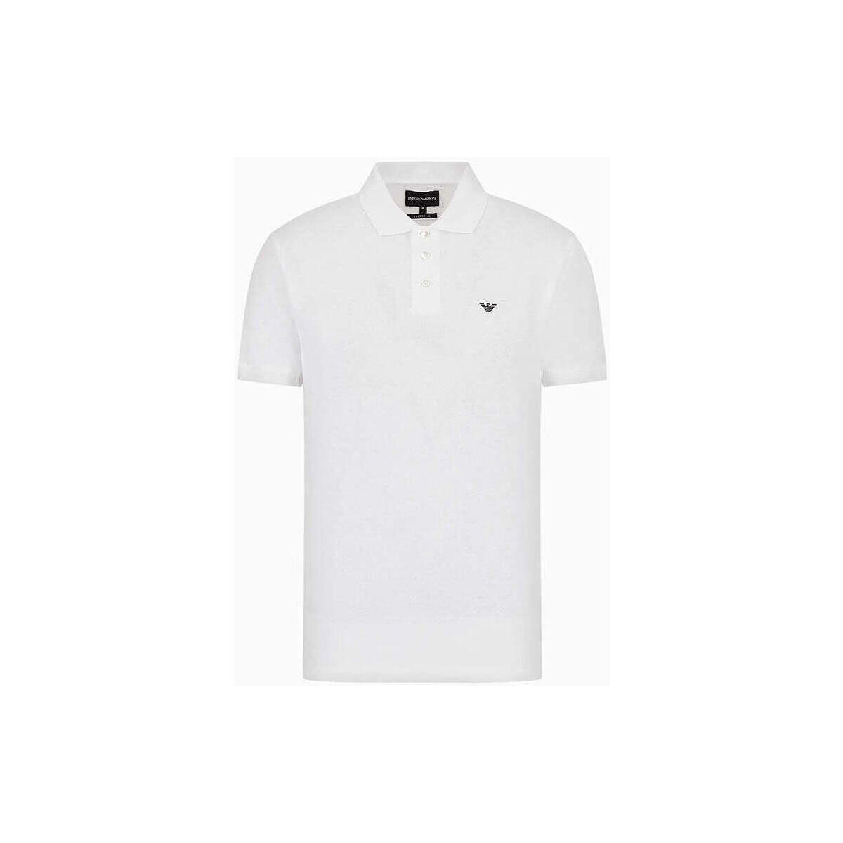 Textil Homem T-shirts e Pólos Emporio Armani 8N1FQ21JTKZ0100-1-1 Branco