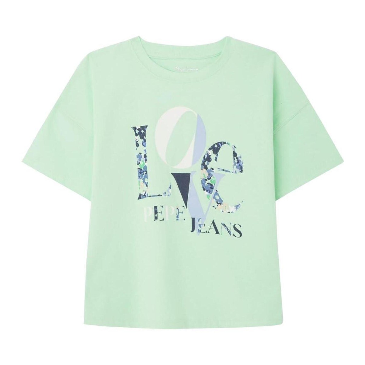 Textil Rapariga T-Shirt mangas curtas Pepe jeans  Verde