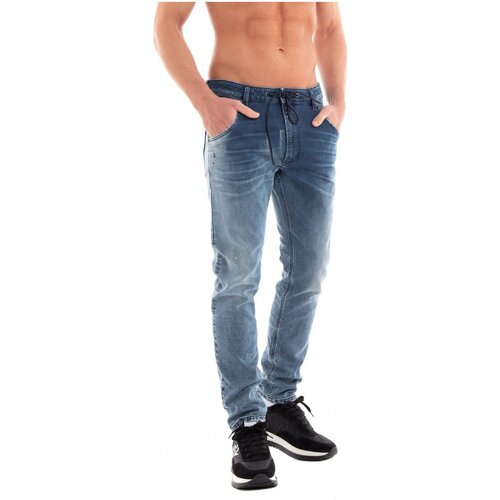 Textil Homem Calças grijs Jeans Diesel KROOLEY-Y-NE Azul