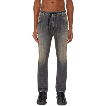 Textil Homem Calças Jeans Women Diesel KROOLEY-Y-T Preto