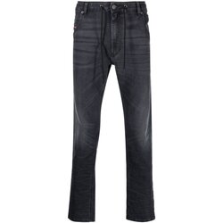 Textil Homem Calças Jeans Diesel KROOLEY-Y-NE Preto