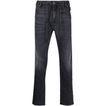 Textil Homem Calças Jeans Diesel KROOLEY-Y-NE Preto