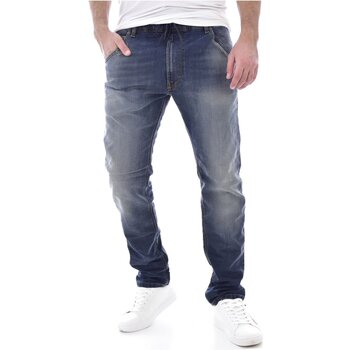 Textil Homem Calças grijs Jeans Diesel KROOLEY-NE Azul