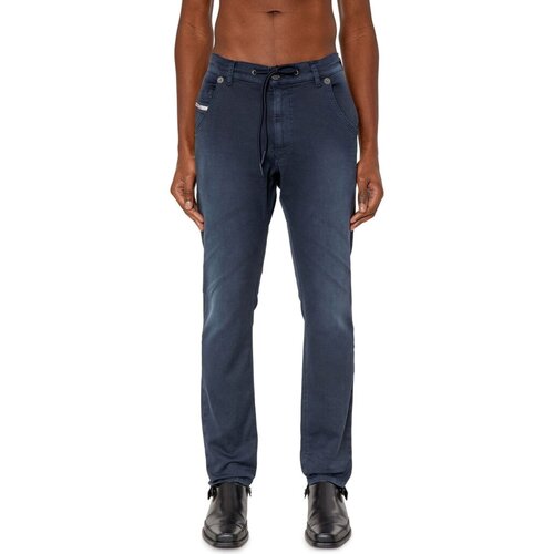 Textil Homem Calças Jeans Diesel KROOLEY-E-NE Azul