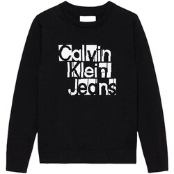 Textil Rapaz camisolas KOSTUUM Calvin Klein Jeans IB0IB02021 Preto