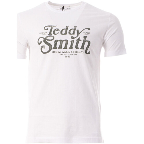 Textil Homem T-Shirt mangas curtas Teddy Smith  Branco