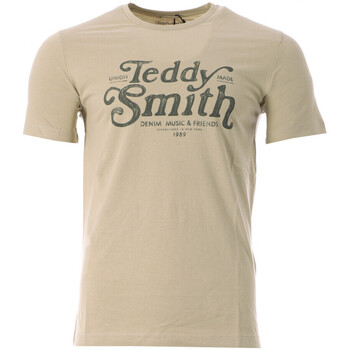 Textil Homem T-Shirt mangas curtas Teddy Smith  Bege