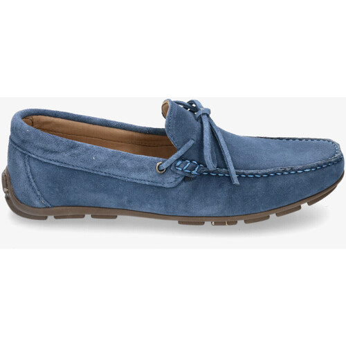 Sapatos Homem Mocassins & Sapato de vela Traveris 33721 Azul
