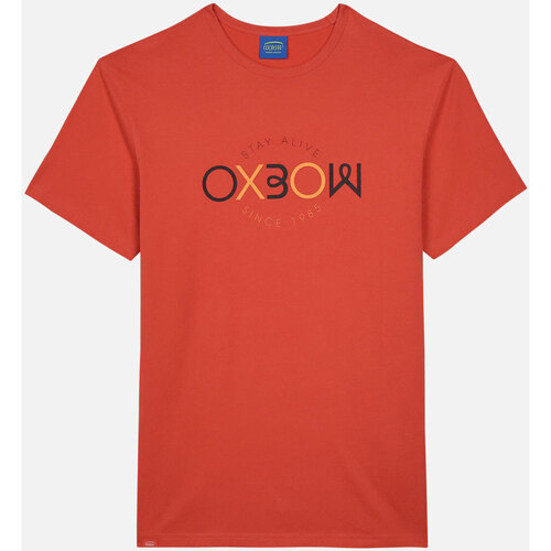 Textil Homem Texas Corded Sweatshirt Charcoal Oxbow Tee Vermelho