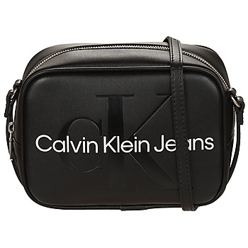 Malas Mulher Bolsa tiracolo Calvin White Klein Jeans CKJ SCULPTED NEW CAMERA BAG Preto