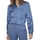 Textil Mulher Tops / Blusas Vila Noos Camisa Ellette Satin - Coronet Blue Azul