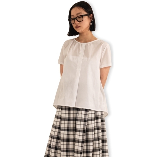 Textil Mulher Tops / Blusas Wendykei Camisa 220659 - White Branco