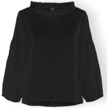 Textil Mulher Tops / Blusas Wendykei T-Shirt 221153 - Black Preto