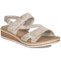 Sapatos Mulher Sandálias Rieker Combi Bege