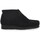 Sapatos Homem Botas baixas Clarks Wallabeeboot Preto