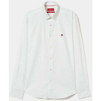 Textil Homem Camisas mangas comprida Lion Of Porches LP002919-001-1-1 Branco