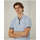Textil Homem high-low linen shirt Lion Of Porches LP004124-510-3-1 Azul