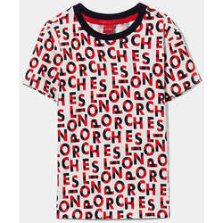 Textil Rapaz T-shirts lighters e Pólos Lion Of Porches Kids LP004200-350-11-19 Vermelho
